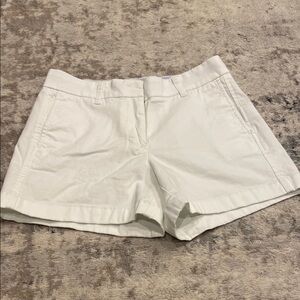 J. Crew White Bermudas with Tailored Fit